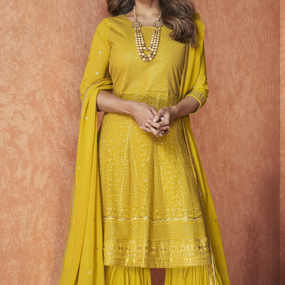 Sharara Style Salwar Suit - Deshi Besh