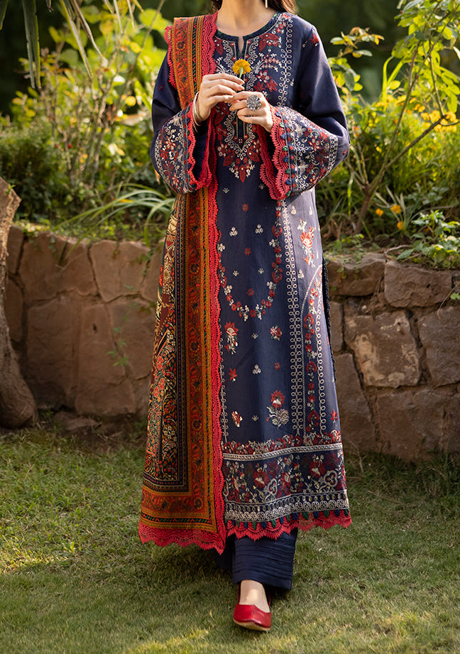 Asim Jofa Embroidered Pakistani Khaddar Dress