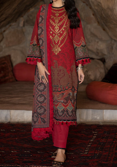 Asim Jofa Embroidered Pakistani Khaddar Dress