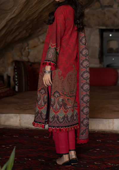 Asim Jofa Embroidered Pakistani Khaddar Dress