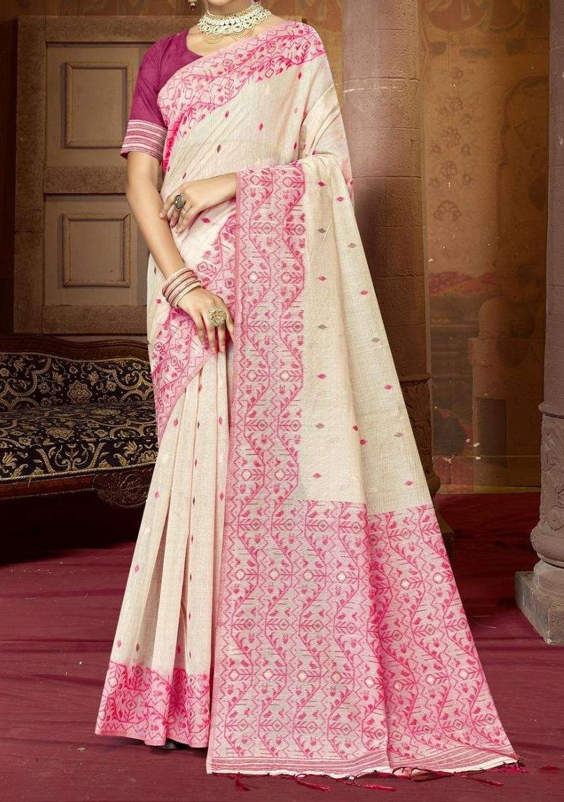 Rajyog Designer Premium Cotton Print Saree