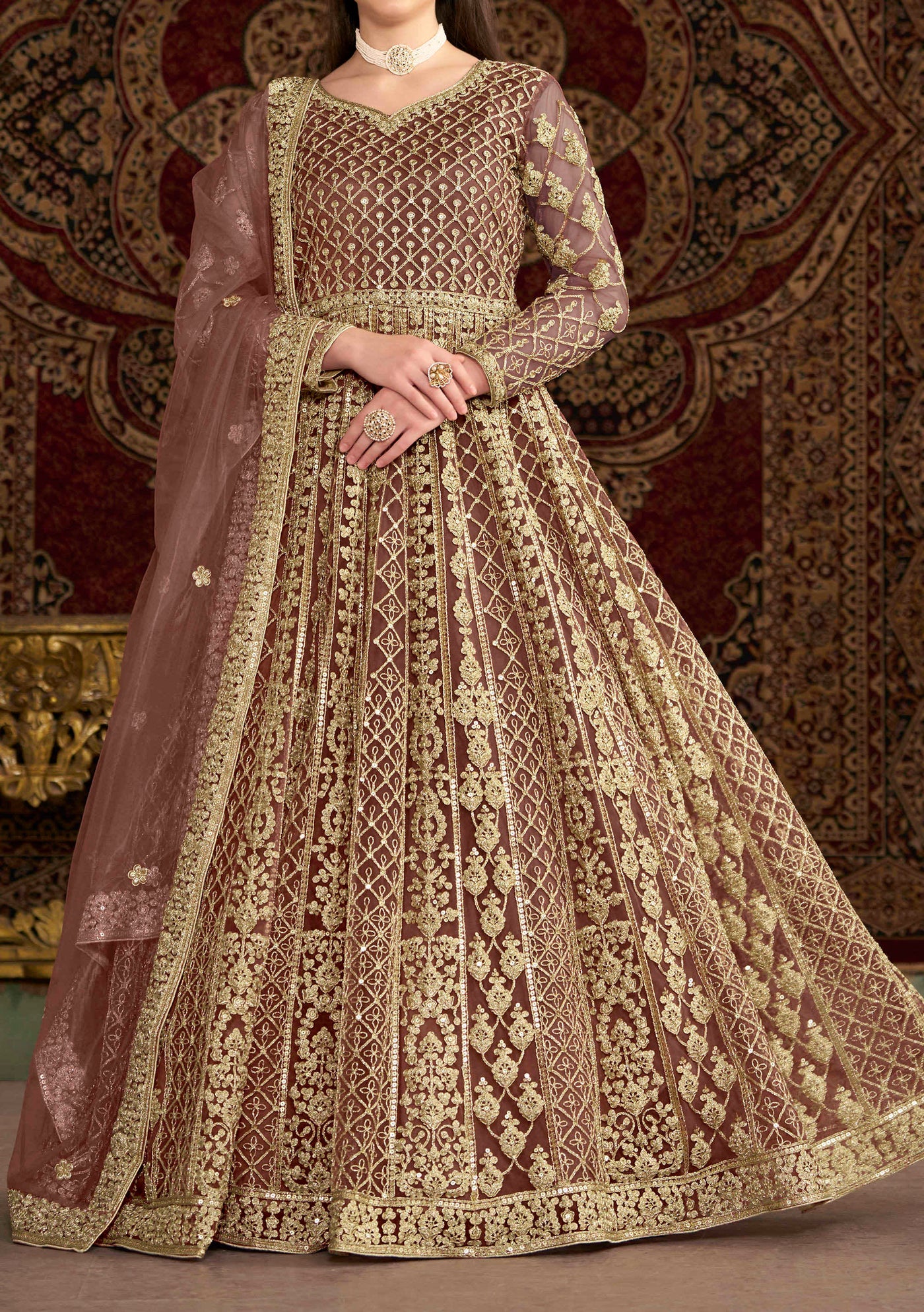 Twisha Aanaya Party Wear Anarkali Suit