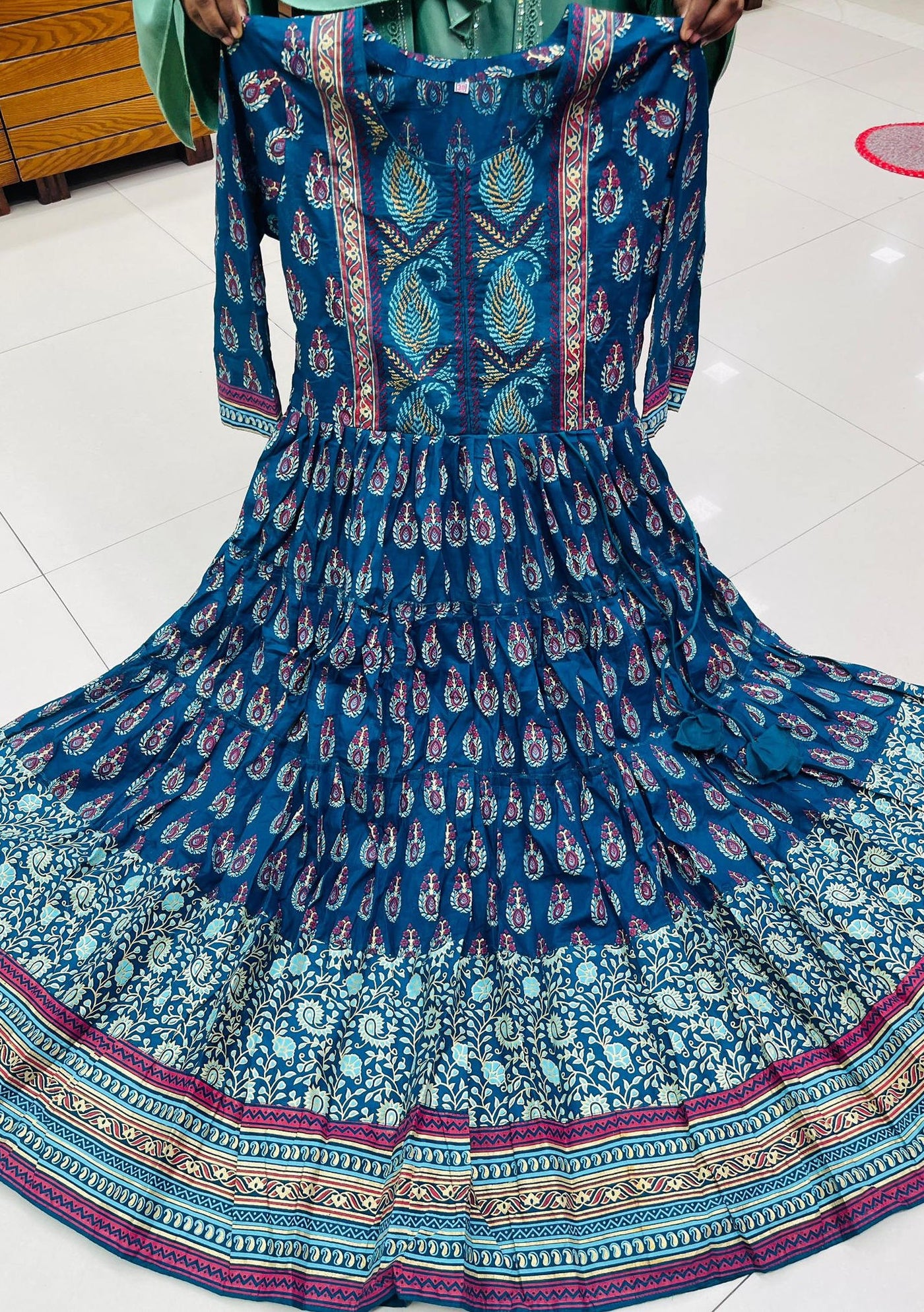 Embroidered 1 Piece Cotton Gown