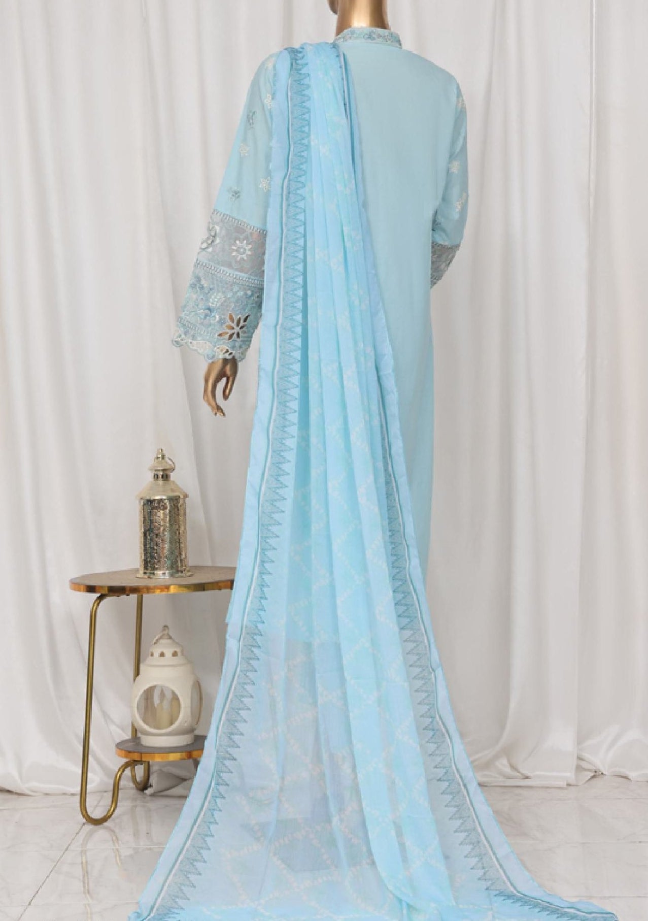 Bin Saeed Ready Made Embroidered Cotton Dress