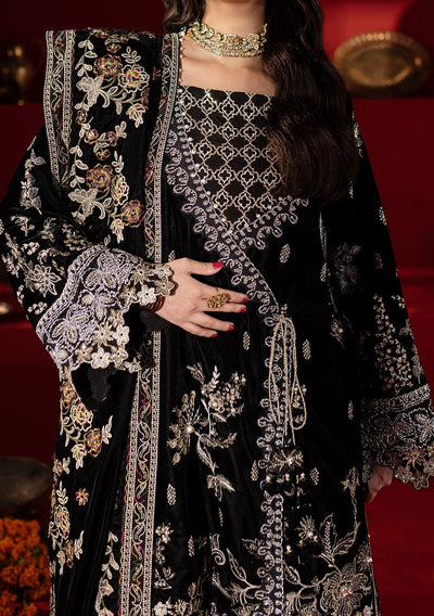 Nureh Embroidered Pakistani Luxury Velvet Dress