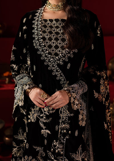 Nureh Embroidered Pakistani Luxury Velvet Dress