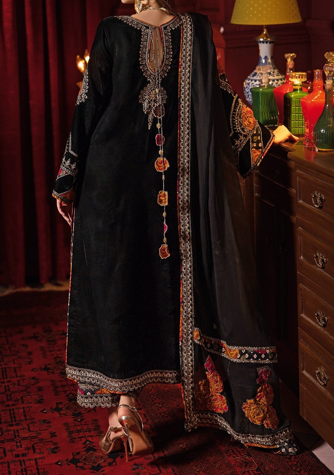 Charizma Embroidered Pakistani Premium Velvet Dress