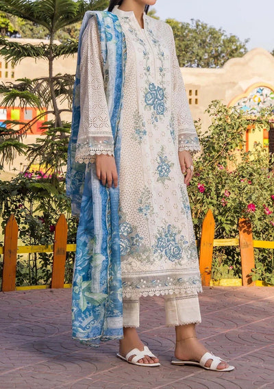 Adan's Libas Inara Schiffli Embroidered Lawn - db29090