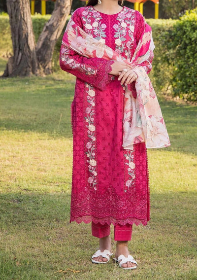 Adan's Libas Inara Schiffli Embroidered Lawn - db29091