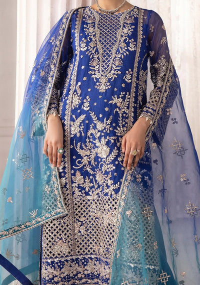 Adan's Libas Perfume Pakistani Luxury Organza Dress - db30294