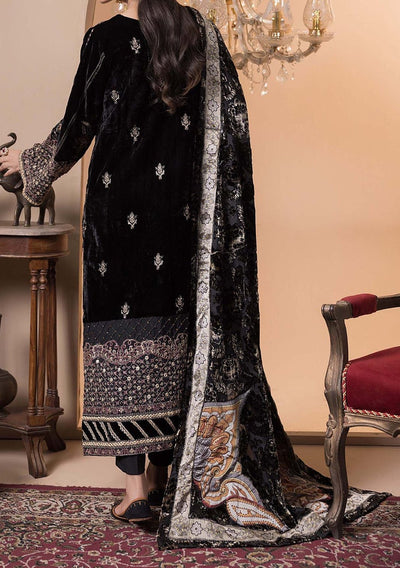 Adan's Libas Plachi Pakistani Velvet Dress - db27164