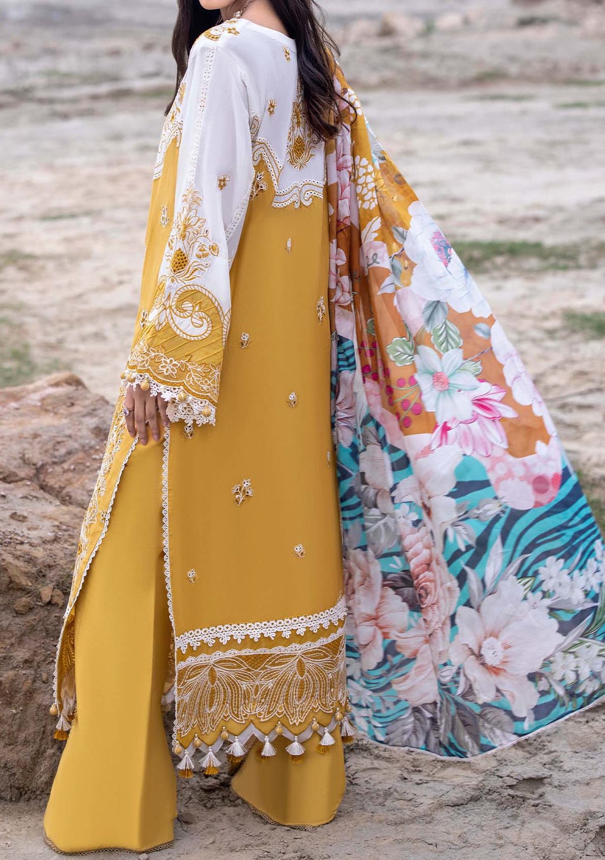 Adan's Libas Queen's Diary Pakistani Lawn Dress - db26057