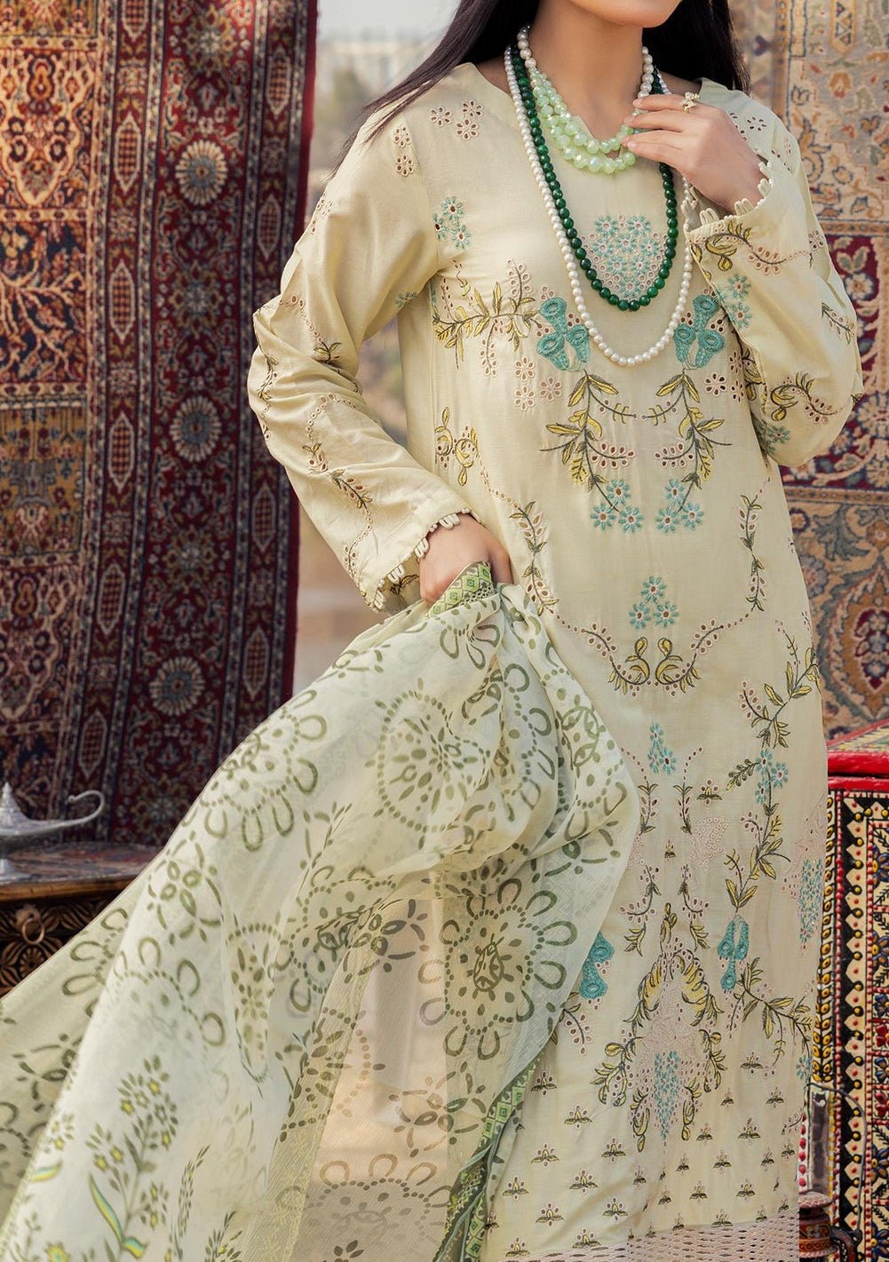 Adan's Libas Traditional Attire Pakistani Dress - db28171