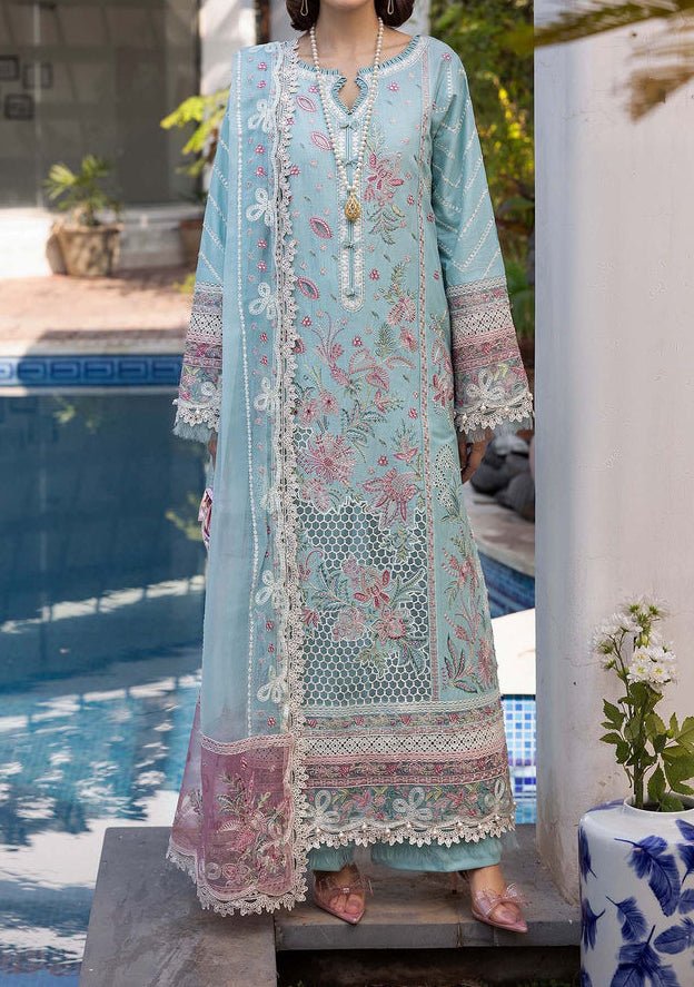 Adna's Libas Summer Dream Pakistani Lawn Dress - db28526