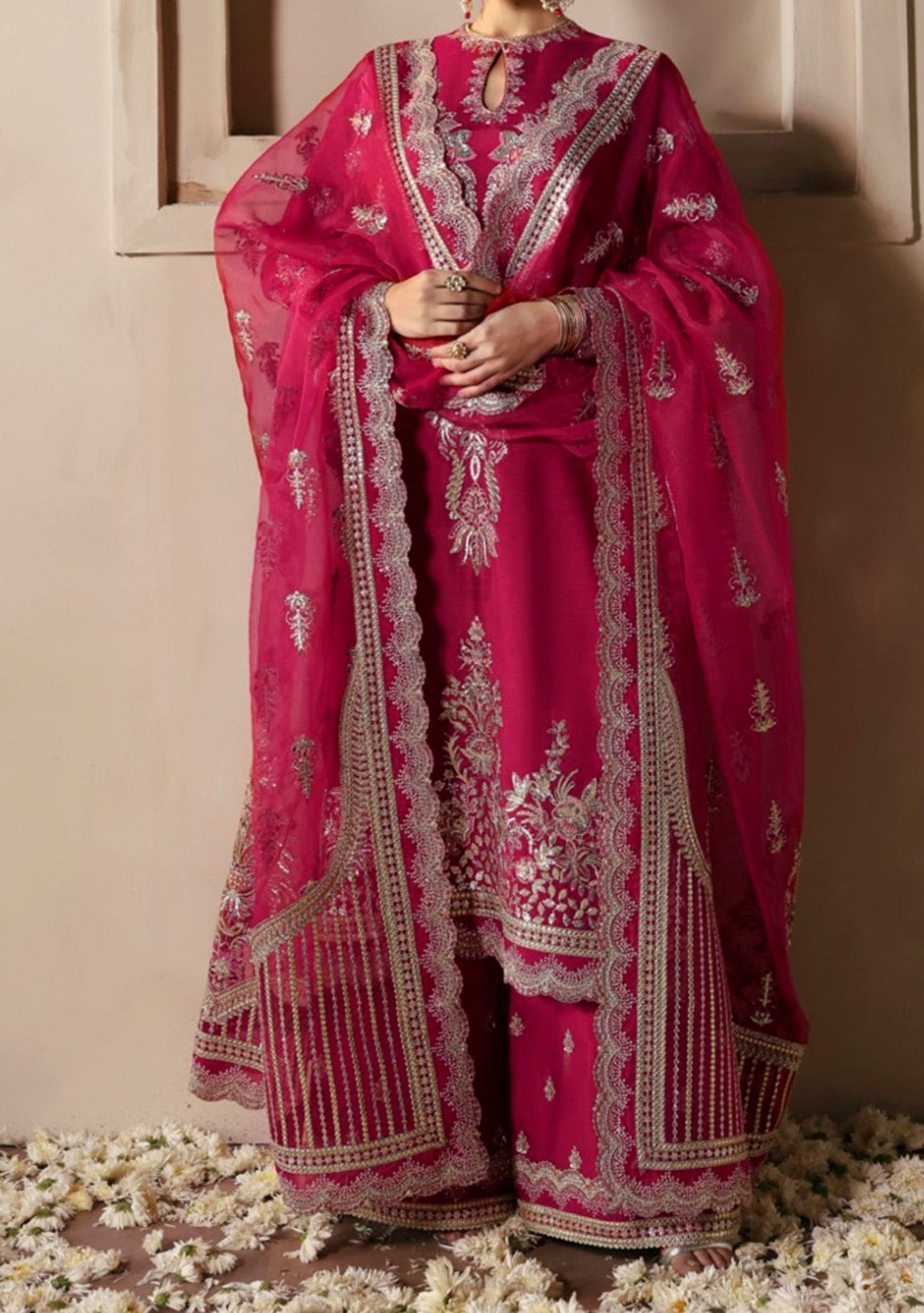 Afrozeh Divani Pakistani Luxury Suit - db27947