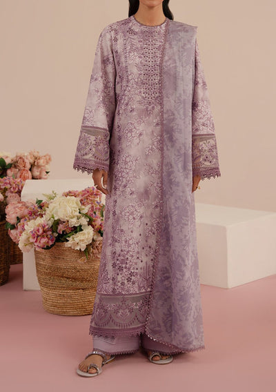 Afrozeh Floral Charm Pakistani Luxury Lawn Dress - db28146