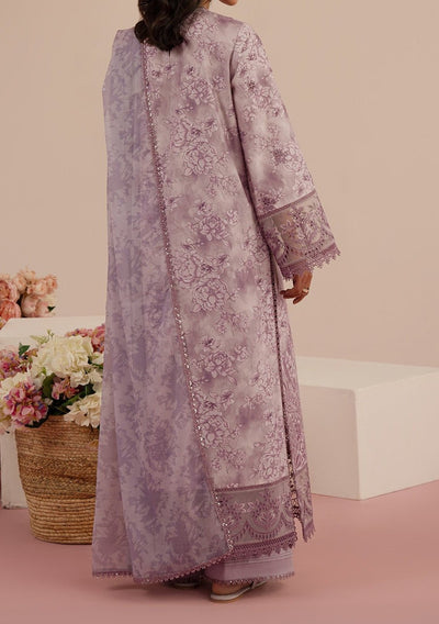Afrozeh Floral Charm Pakistani Luxury Lawn Dress - db28146