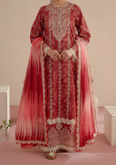 Afrozeh Floral Charm Pakistani Luxury Lawn Dress - db28139