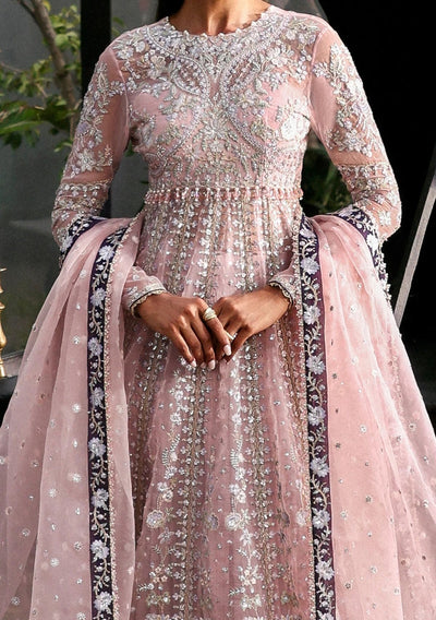 Afrozeh La Fuchsia Pakistani Luxury Anarkali - db29926