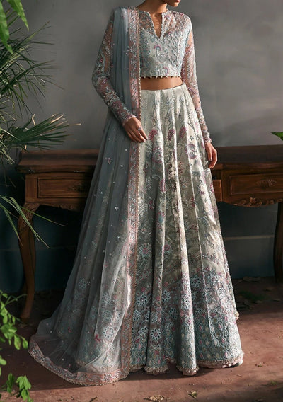 Afrozeh La Fuchsia Pakistani Luxury Lehenga Suit - db29928