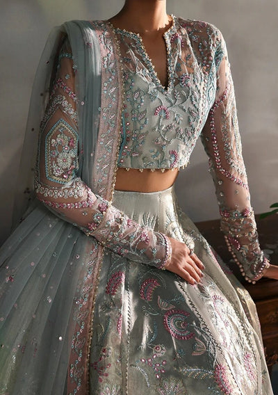 Afrozeh La Fuchsia Pakistani Luxury Lehenga Suit - db29928