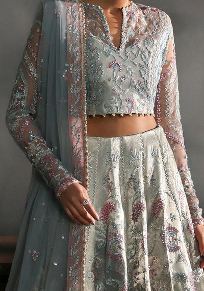 Afrozeh La Fuchsia Pakistani Luxury Lehenga Suit - db29928