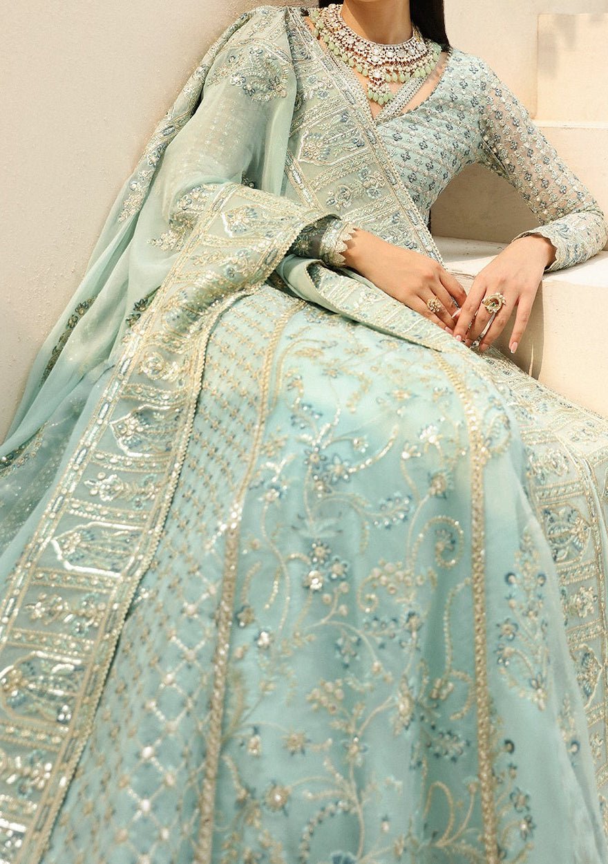 Afrozeh Tazmeen Pakistani Luxury Organza Anarkali - db27153