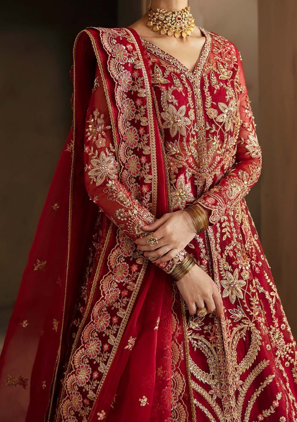 Akbar Aslam Solene Pakistani Luxury Lehenga Suit