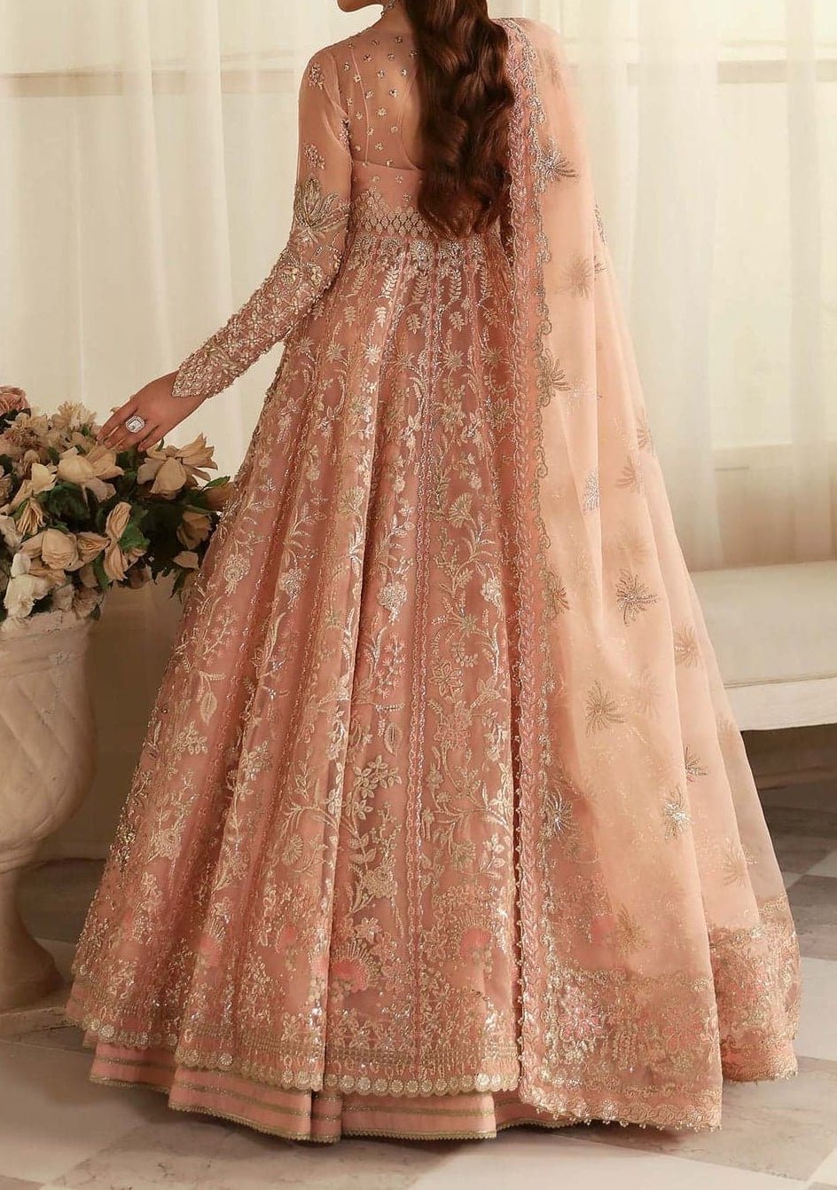 Akbar Aslam Sueno Pakistani Luxury Anarkali - db28829