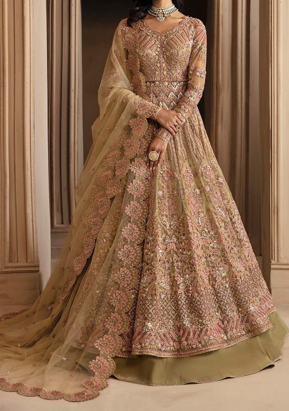 Akbar Aslam Vespera Pakistani Luxury Lehenga Suit