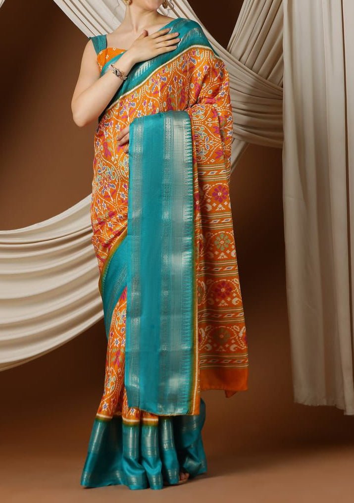 Apple Oxford Silk Blend Designer Saree - db28916