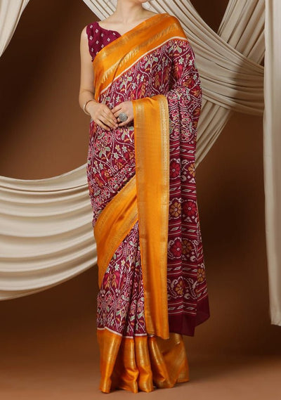 Apple Oxford Silk Blend Designer Saree - db28914