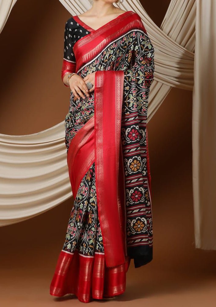 Apple Oxford Silk Blend Designer Saree - db28915