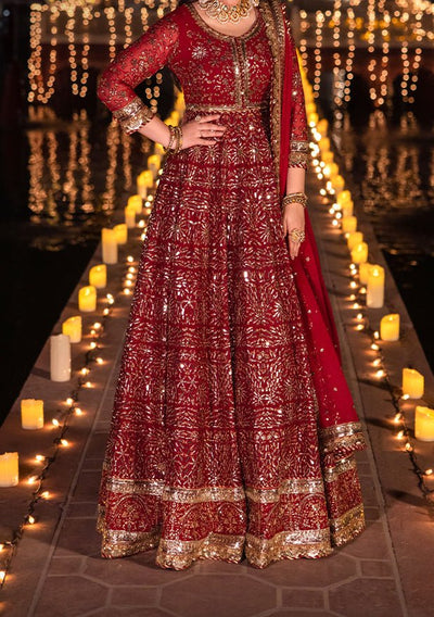 Asim Jofa Chandni Raatein Pakistani Chiffon Anarkali - db28050