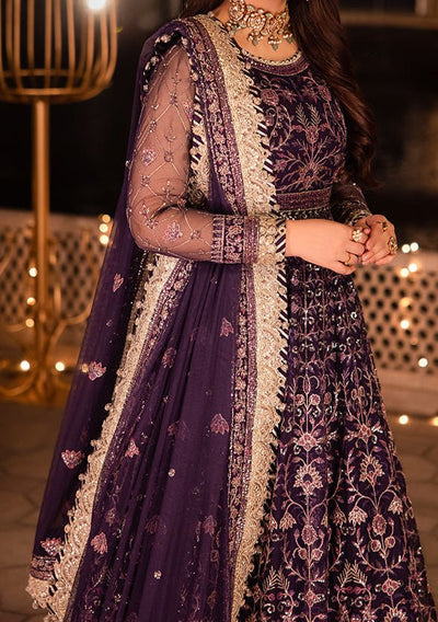 Asim Jofa Chandni Raatein Pakistani Net Anarkali - db27058