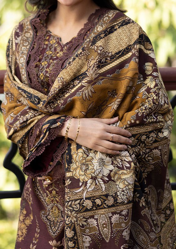Asim Jofa Embroidered Pakistani Khaddar Dress - db28233