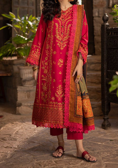 Asim Jofa Embroidered Pakistani Khaddar Dress - db28245