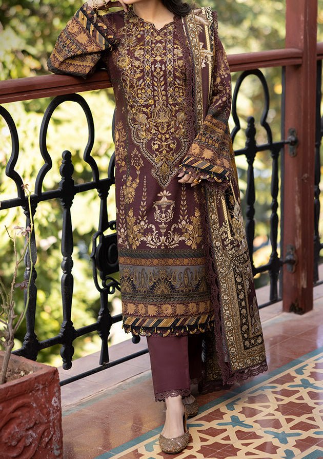 Asim Jofa Embroidered Pakistani Khaddar Dress - db28233
