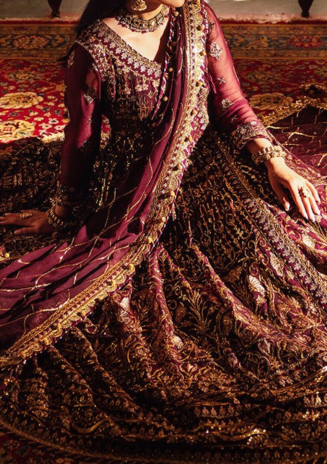 Asim Jofa Jaan-e-jahan Pakistani Chiffon Anarkali - db26072