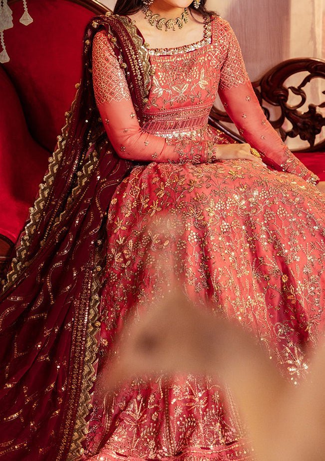 Asim Jofa Jaan - e - jahan Pakistani Chiffon Anarkali - db29197