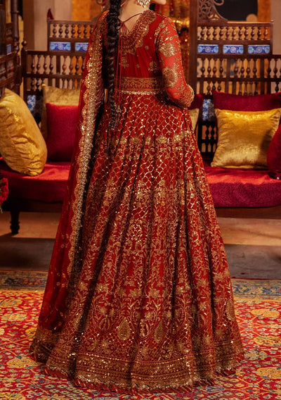 Asim Jofa Jaan-e-jahan Pakistani Chiffon Anarkali - db26077