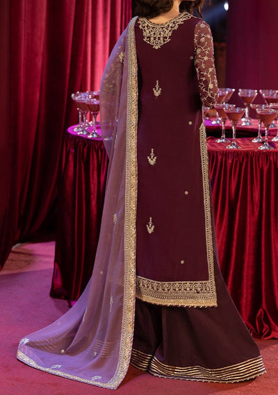 Asim Jofa Luxury Festive Embroidered Chiffon Dress - db29076