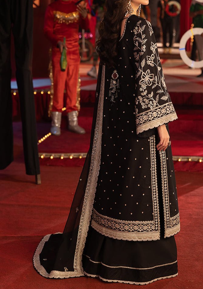 Asim Jofa Luxury Festive Embroidered Silk Dress - db29071
