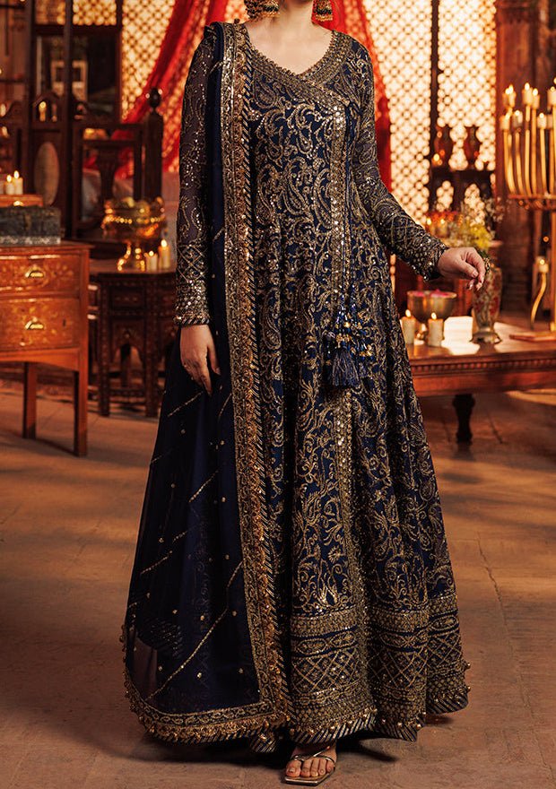 Asim Jofa Pakistani Luxury Chiffon Angrakha - db25857