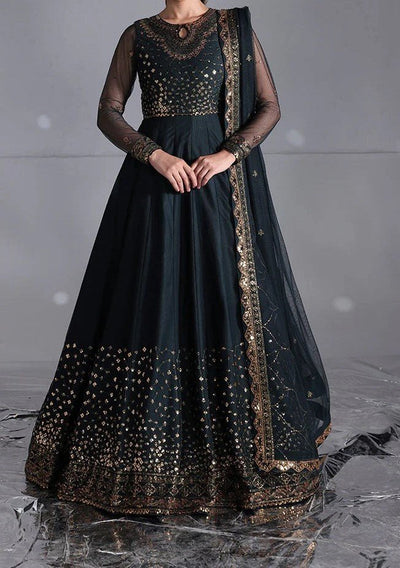 Asim Jofa Pakistani Luxury Net Dress - db29835