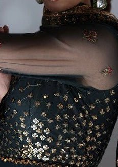 Asim Jofa Pakistani Luxury Net Dress - db29835