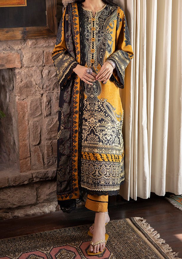 Asim Jofa Prints Pakistani Viscose Dress - db28241