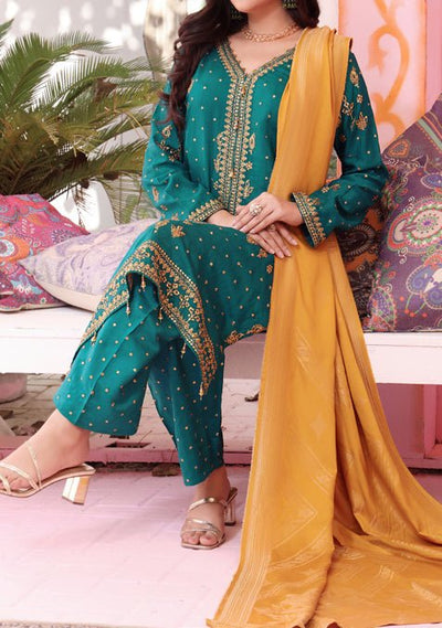 Bin Hameed Aafreen Embroidered Viscose Dress - db27386