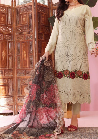 Bin Hameed Aafreen Embroidered Viscose Dress - db27387