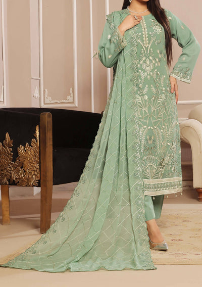Bin Hameed Aiama Luxury Embroidered Chiffon Dress - db29237